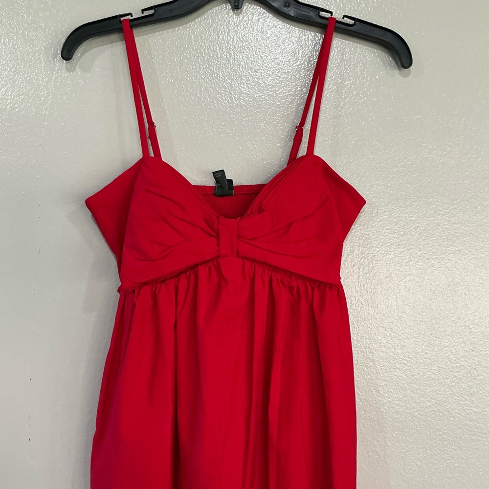 NWT Women’s Mini Dress. Red XS - Picture 6 of 9